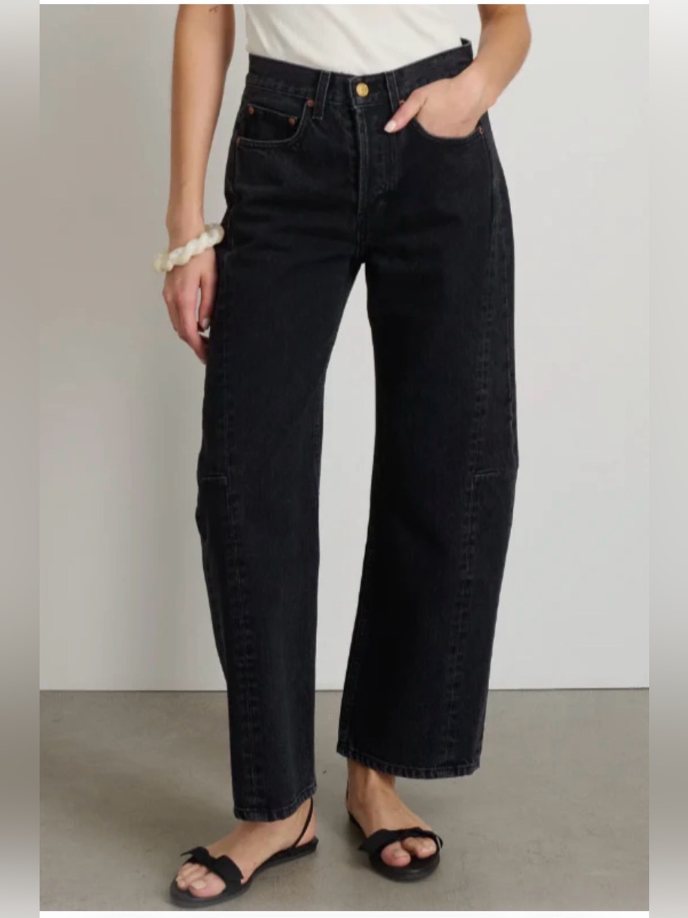 B SIDES Slim Lasso Black - EUC